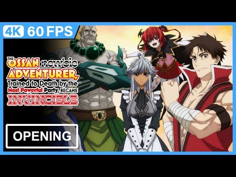 The Ossan Newbie Adventurer Opening | 4K | 60FPS | Creditless |