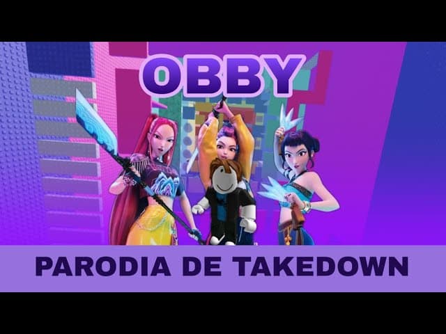 Huntrix - "Obby" (Parodia de takedown) ft. @Roulette_Parodies