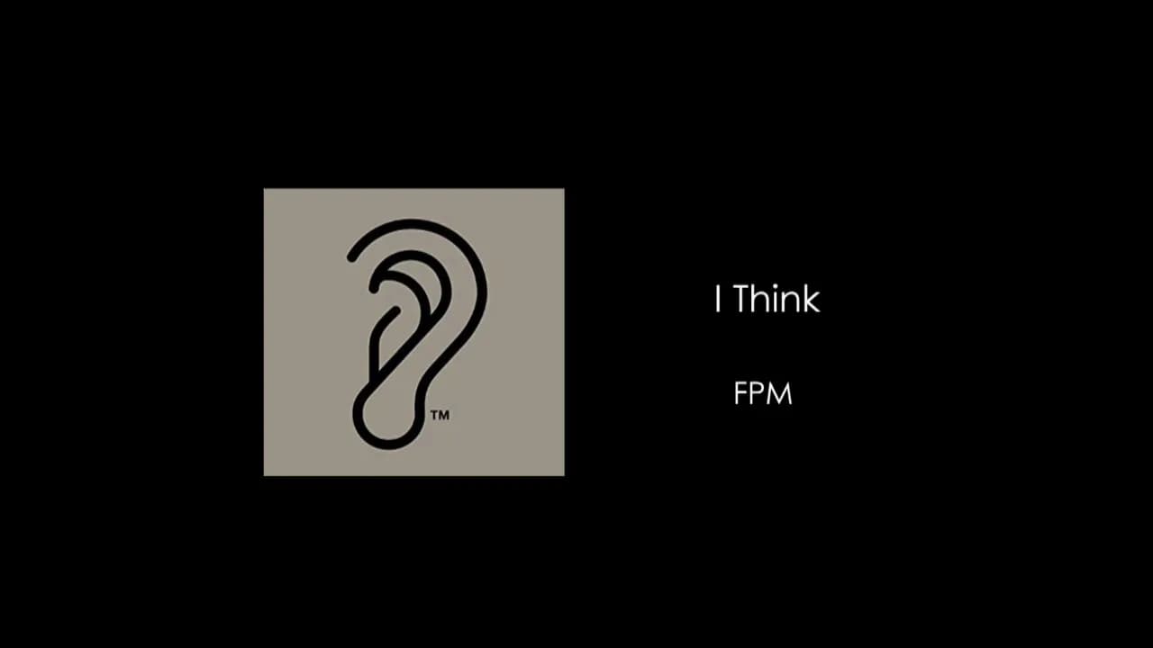 FPM / I Think feat. Jonas from KISSOGRAM