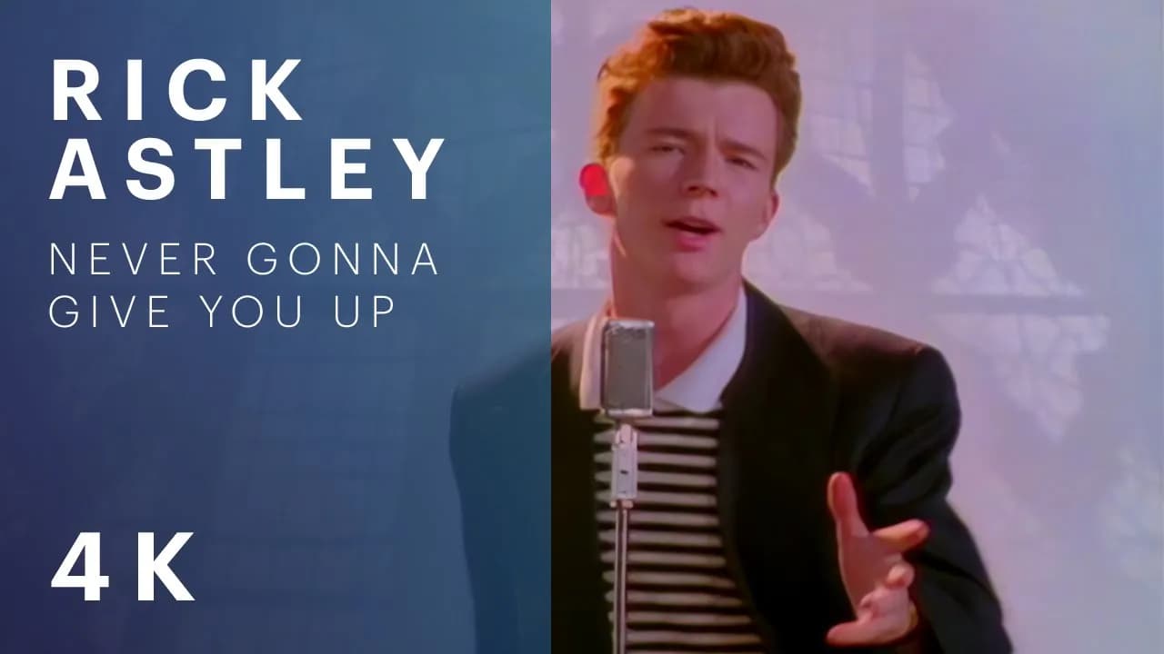 Rick Astley - Never Gonna Give You Up (Official Music Video)